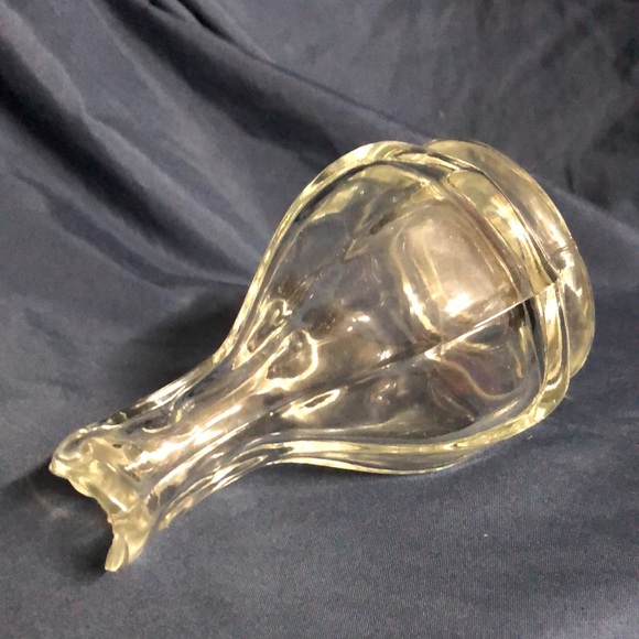 Vintage nice glass cruet with stopper for oil or vinegar at the table 7” tall - Picture 8 of 9